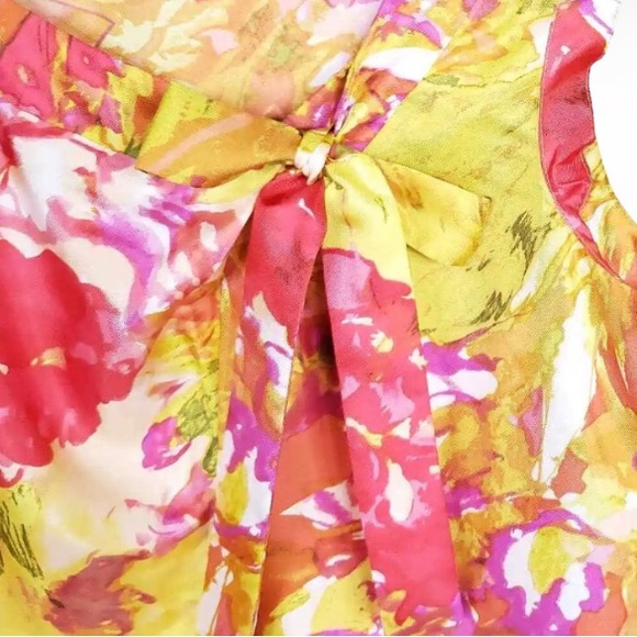 J. Crew BEAUTIFUL 🌷Impressionist Floral 100% Silk Cami Top SZ 4 Style 26996 - Picture 5 of 10